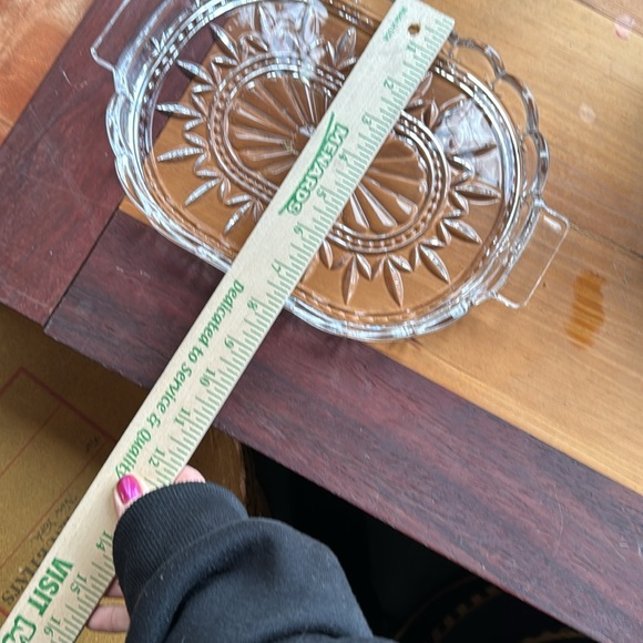 Waterford heavy cut crystal serving platter - Picture 3 of 4